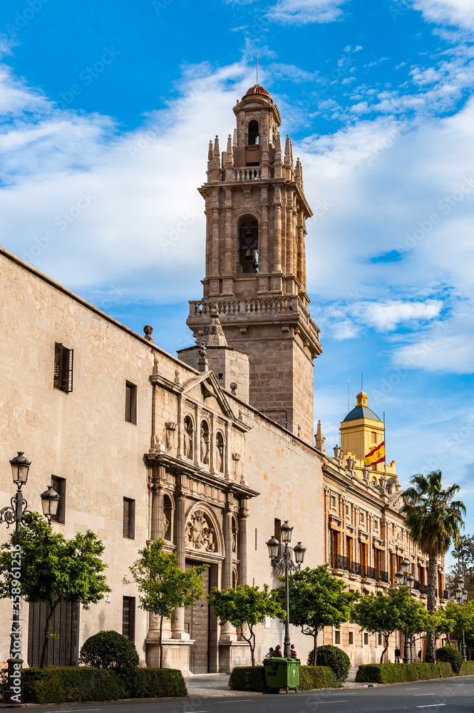 It's Convent of Santo Domingo de Valencia, next to the Old Citadel of the city. Former Captaincy General of Valencia. Valencia, Spain