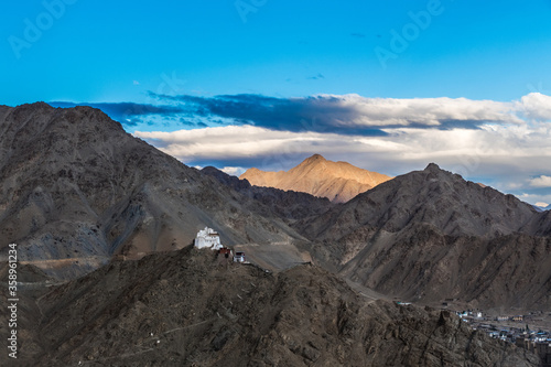 Leh Palace on the hill, Ladakh, India