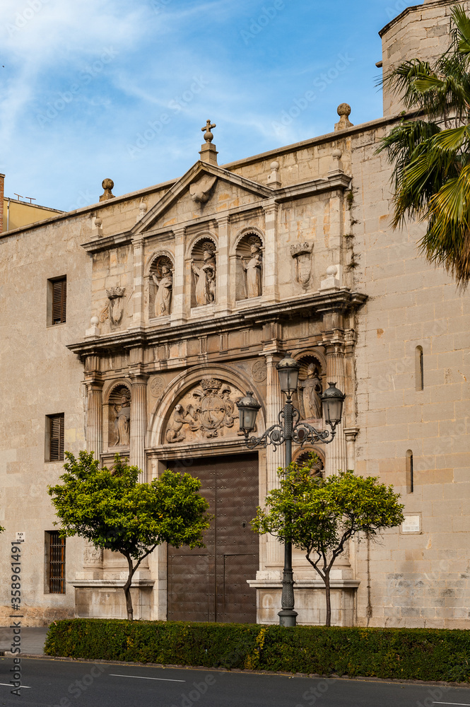 It's Entrance into the Convent of Santo Domingo de Valencia, Former General Captaincy of Valencia. Valencia, Spain
