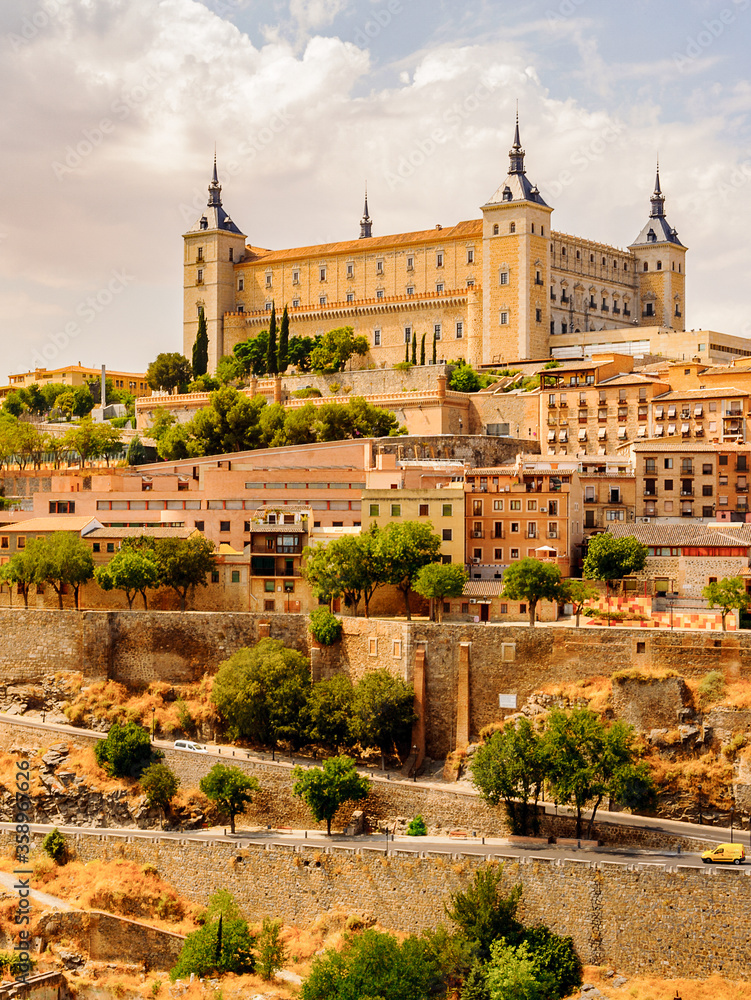 Beautiful view of the city of Toledo, UNESCO World heritage
