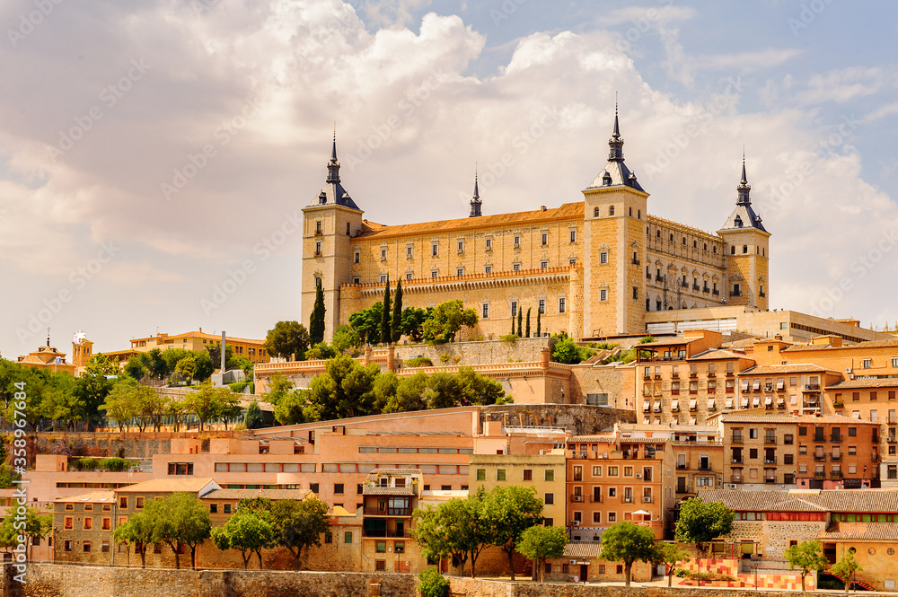 Alcazar, the castle of Toledo, Spain