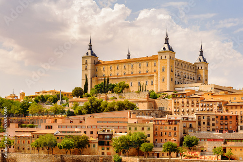 Alcazar, the castle of Toledo, Spain