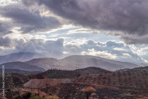 mountainous landscape in southern Spain