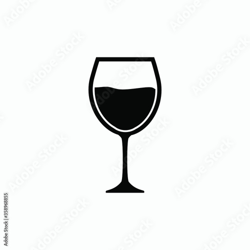 wine icon vector sign  symbol