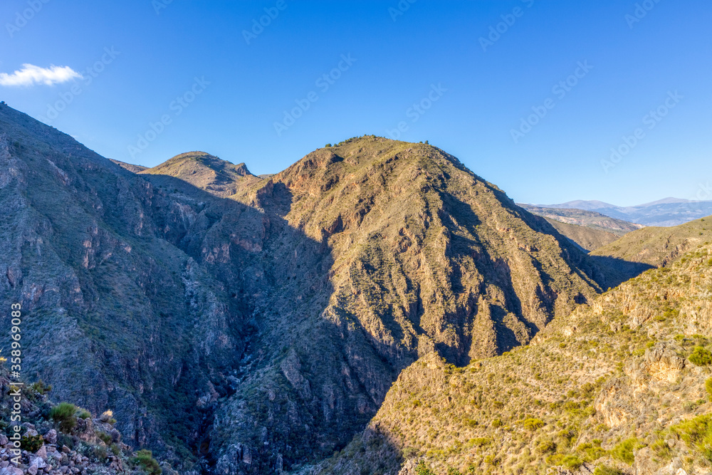 Fototapeta premium mountainous area in the area of ​​Cejor (Berja)