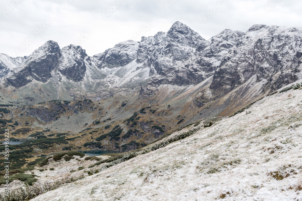 First snow in Tatra Mountains