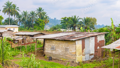 It's Small poor house in Cameroon