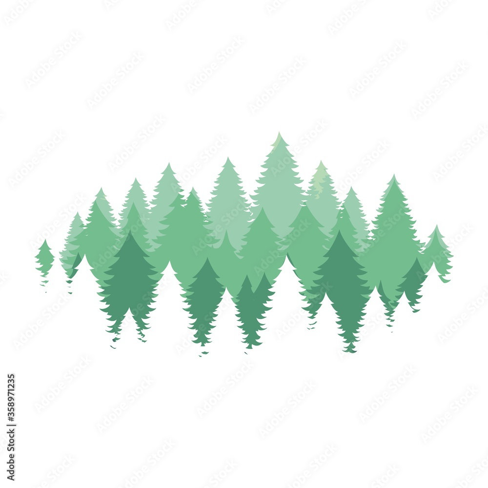 Forest silhouette Forest silhouette