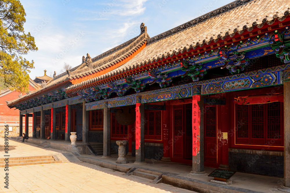 It's Pagoda at the Authentic Shaolin Monastery (Shaolin Temple), a Zen Buddhist temple. UNESCO World Heritage site