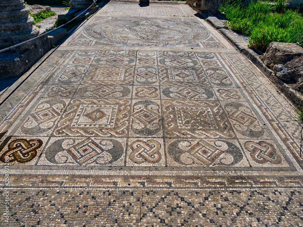 Valubilis archiologische Gedenkstätte Unesco Weltkulturerbe im Gebiet von Mekenes Marokko