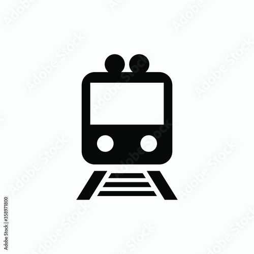 train icon vector 