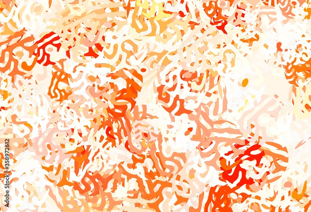Light Red vector backdrop with memphis shapes. Light Red vector backdrop with memphis shapes.