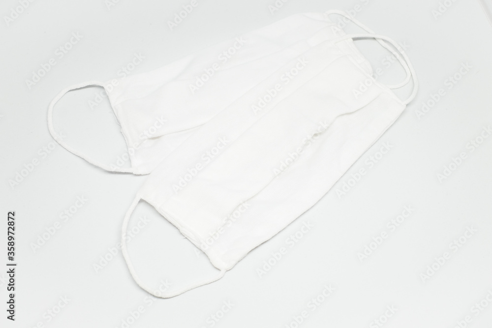 Cotton fabric face masks. Cotton fabric face masks.