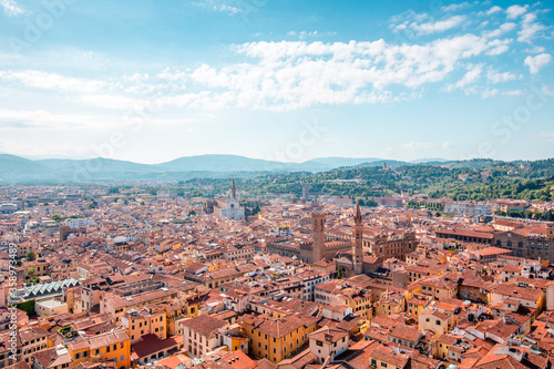 Panorama view of City Florence in Italy