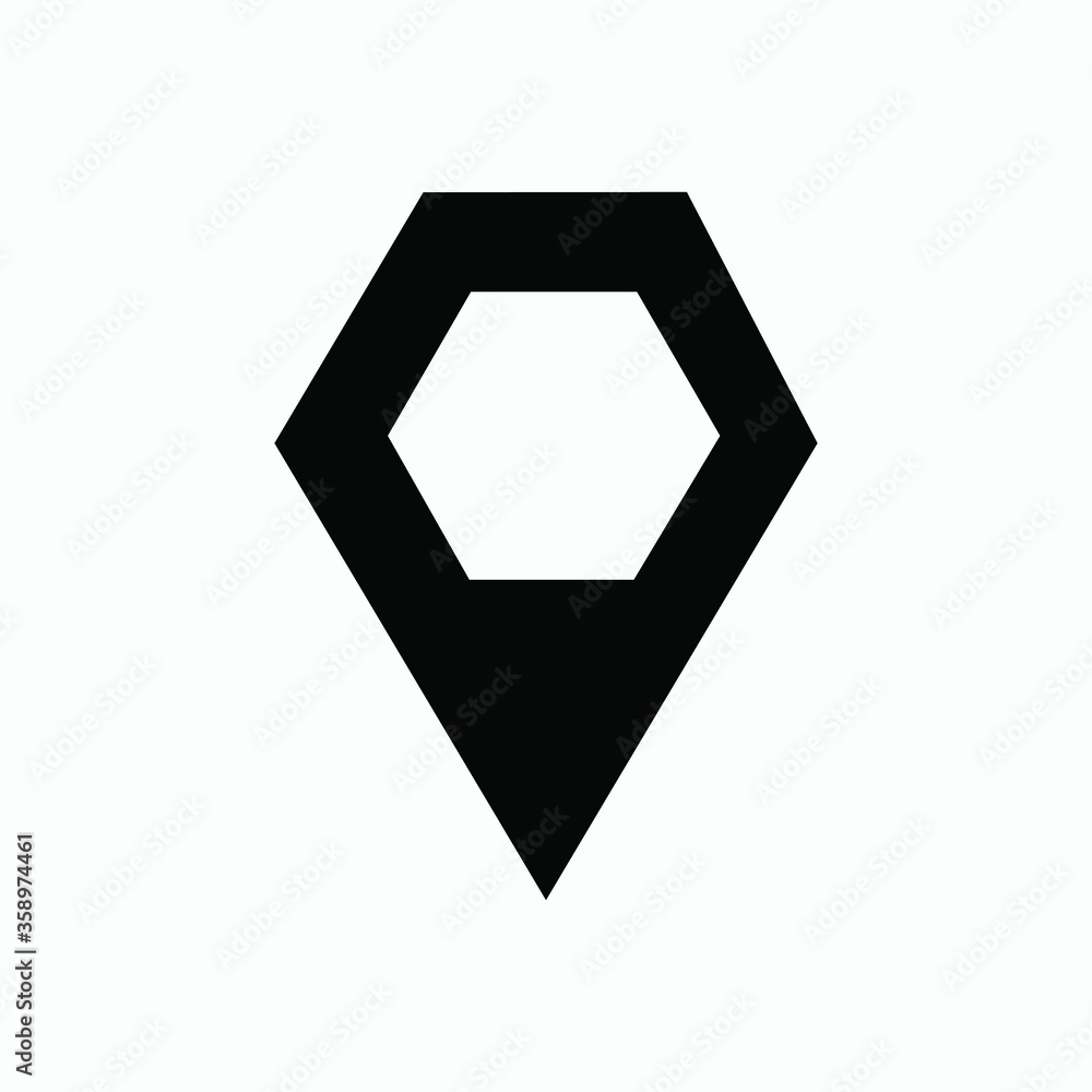 location icon vector sign logo location icon vector sign logo