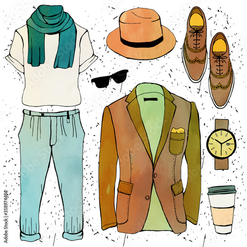 Fashion illustration.