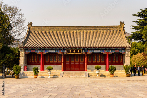 It's Giant Wild Goose Pagoda complex, a Buddhist pagoda Xi'an, Shaanxi province, China. It was built in 652 during the Tang dynasty. UNESCO world heritage