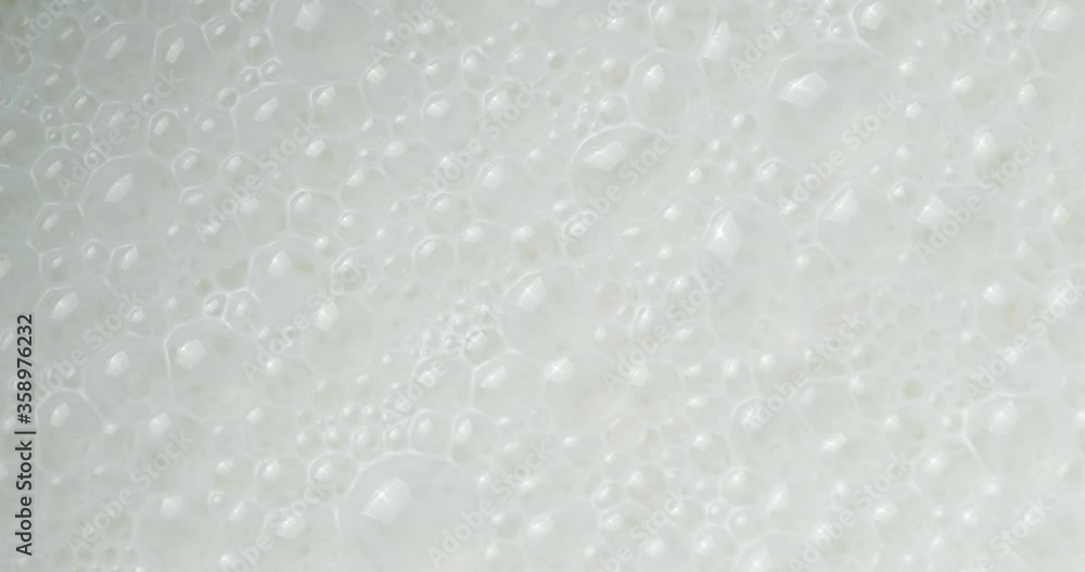 Fresh milk with air bubbles. Fresh milk with air bubbles.