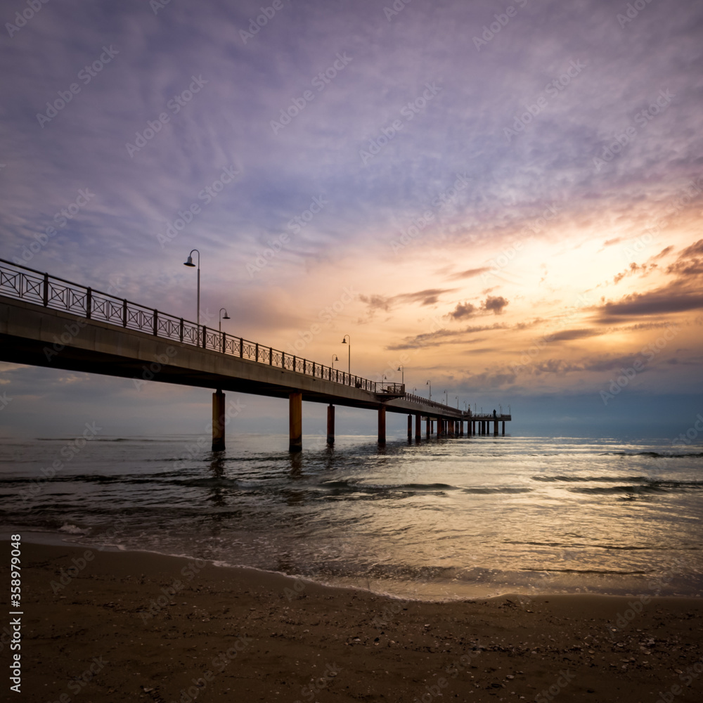 Fototapeta premium Pontile di Forte dei Marmi