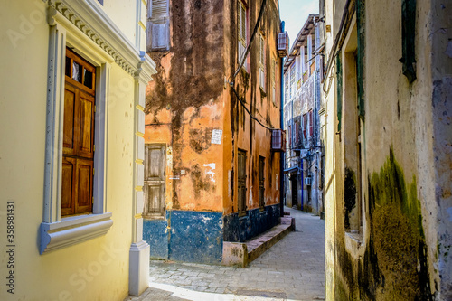 Zanzibar city, typical urban architecture