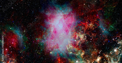 Fototapeta Naklejka Na Ścianę i Meble -  Nebula space. Elements of this image furnished by NASA