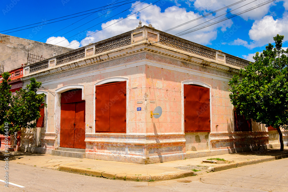 Architecture of Cienfuegos, Cuba.