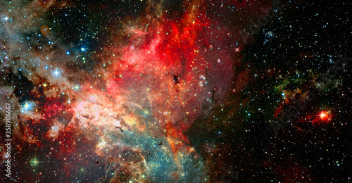 Fototapeta Naklejka Na Ścianę i Meble -  Nebula space. Elements of this image furnished by NASA
