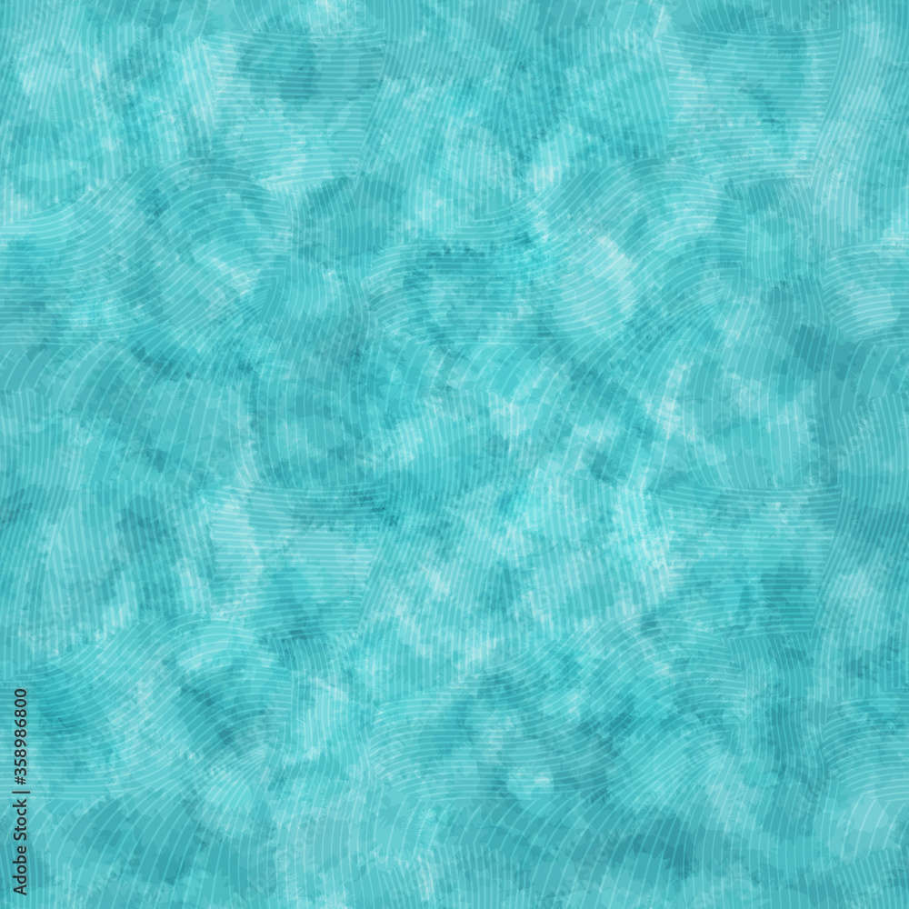 Obraz premium Abstract blue background with watercolor texture. Vector seamless pattern