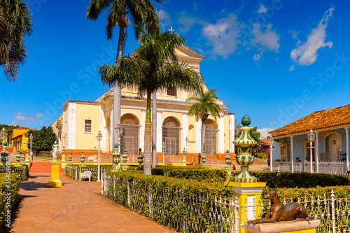 Plaza Mayor of Trinidad  Cuba. UNESCO World Heritage