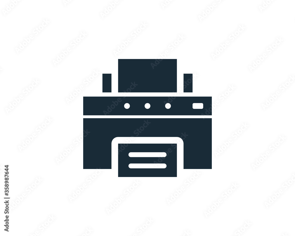 Printer Icon Vector Logo Template Illustration Design Printer Icon Vector Logo Template Illustration Design