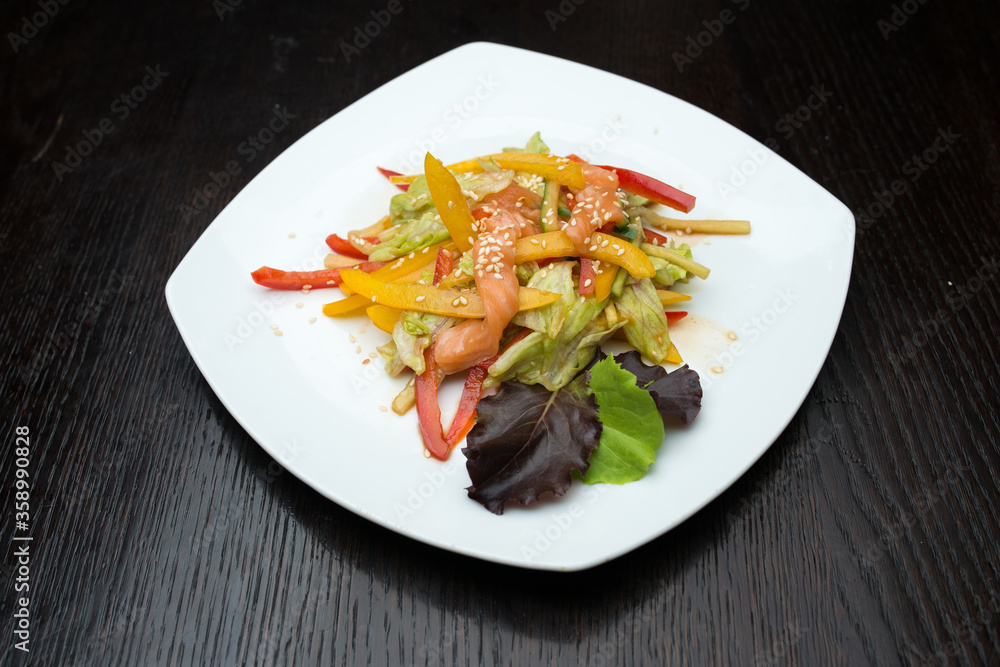 salad with salmon salad with salmon