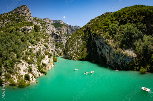 Gorges du Verdon/Verdon Gorges in Provence France.