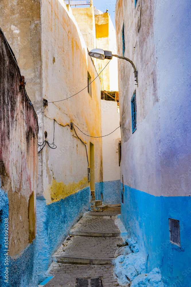 It's Moulay Idriss, the holy town in Morocco, named after Moulay Idriss I arrived in 789 bringing the religion of Islam
