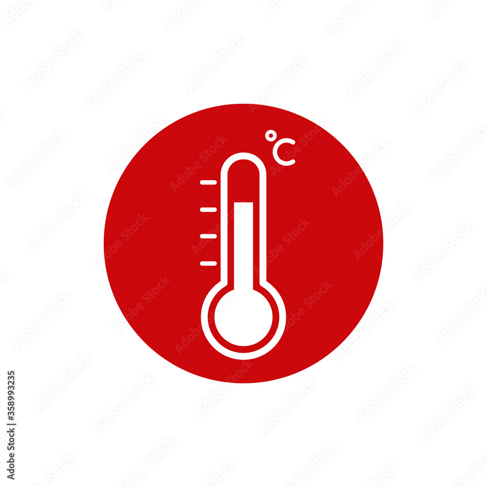 Thermometer icon , vector illustration Thermometer icon , vector illustration