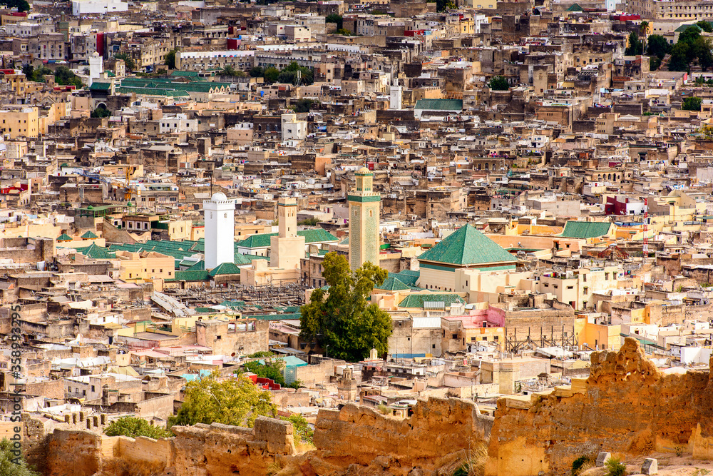 It's Architecture of Fez, the second largest city of Morocco. Fez was the capital city of modern Morocco until 1925 and