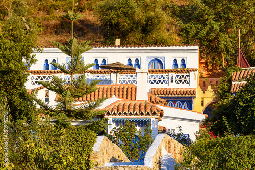 It's Hotel in Chefchaouen, Morocco.