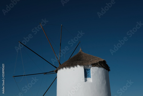 windmill in Paros, Greece