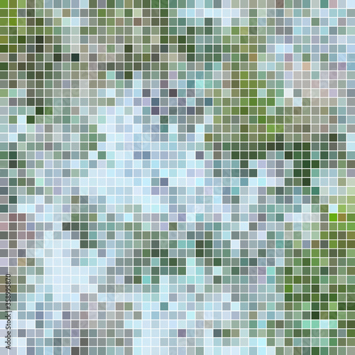 abstract vector square pixel mosaic background