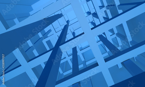 Wallpaper Mural abstract blue background Torontodigital.ca