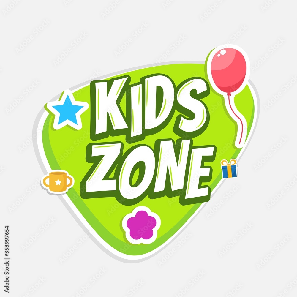 Vector of Kids Zone Design Template Vector of Kids Zone Design Template
