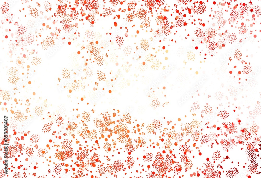 Dark Red vector template with chaotic shapes. Dark Red vector template with chaotic shapes.