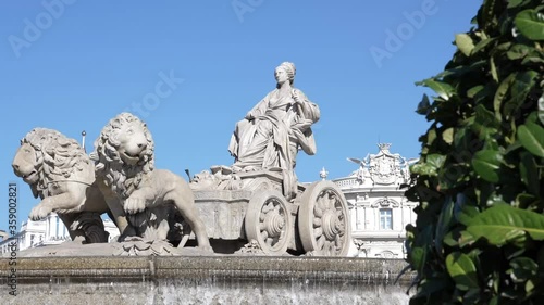 Estatua de la Cibeles en Madrid España  photo