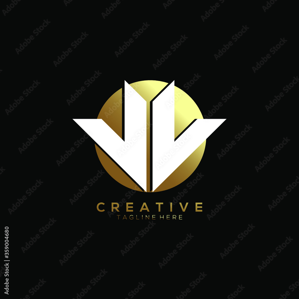 Obraz premium Abstract construction or real estate company logo design
