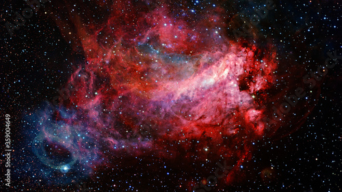 Fototapeta Naklejka Na Ścianę i Meble -  Deep space nebula with stars. Elements of this image furnished by NASA