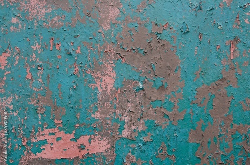 Rusty metal surface and painted paint grunge background.