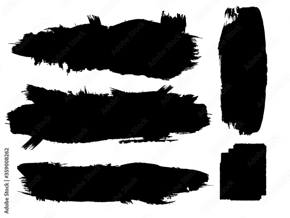 Grunge Paint Roller . Vector brush Stroke . Distressed banner . Black stripes isolated. paintbrush collection . Modern Textured shape . Dry border in Black . Bulge lines Grunge Paint Roller . Vector brush Stroke . Distressed banner . Black stripes isolated. paintbrush collection . Modern Textured shape . Dry border in Black . Bulge lines