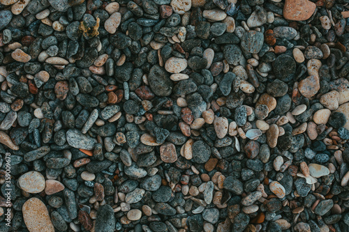 Background of fine beach pebbles