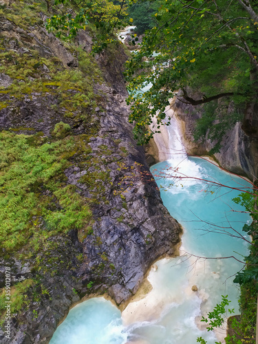 Blue Lake(Mavi göl) in Turkey's Giresun. Also known as Kuzalan Waterfall