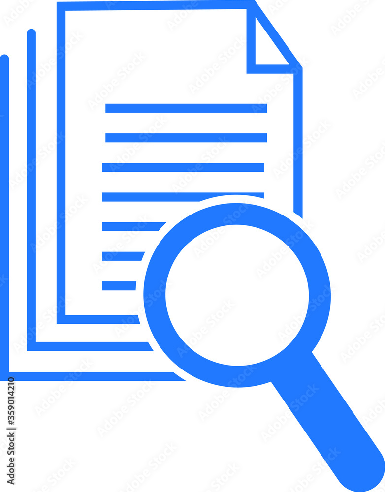 scrutiny document icon vector illustration scrutiny document icon vector illustration