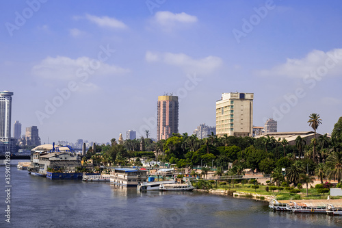 beautiful views of the river Nile in Cairo © Alik